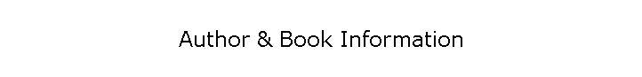 Author & Book Information
